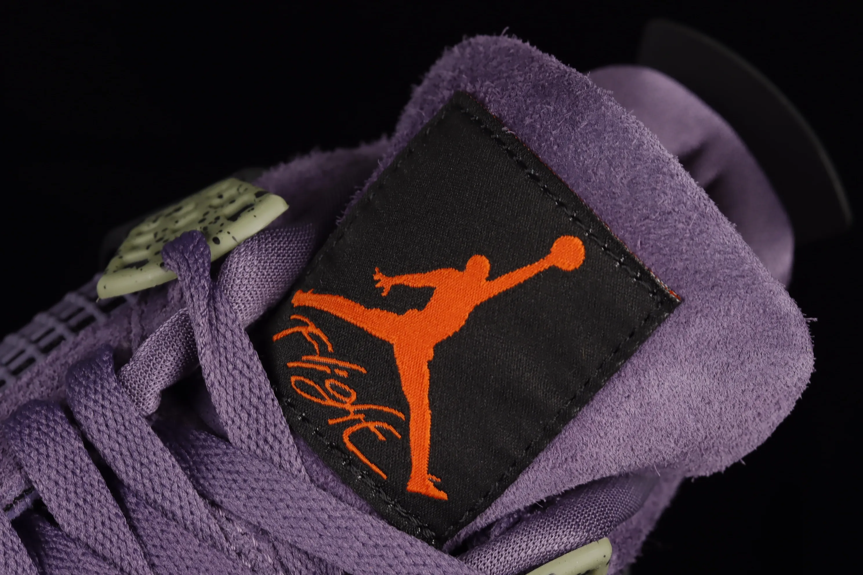 All categories Air Jordan Jordan series basketball shoes Air Jordan 4 Air Jordan 4 Retro "Canyon Purple" AJ4 Joe 4 purple suede basketball shoes AQ9129-500